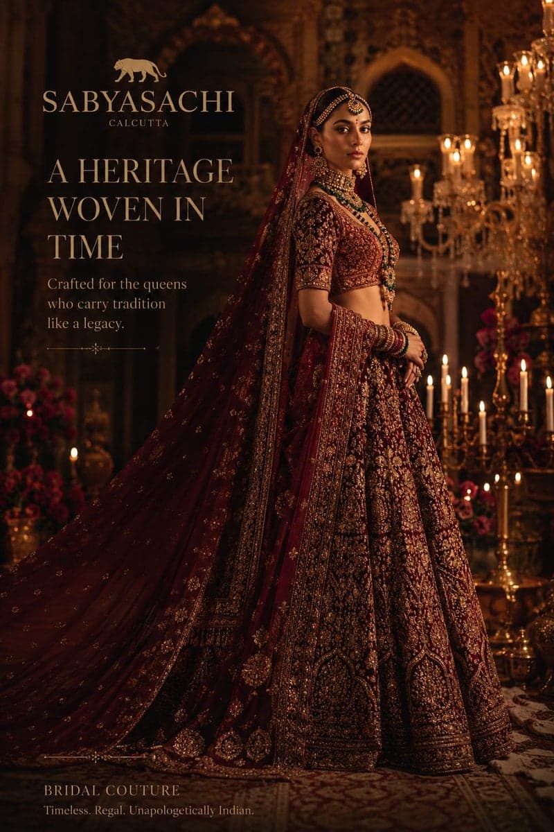 Luxury haute couture bridal fashion campaign inspired by eli