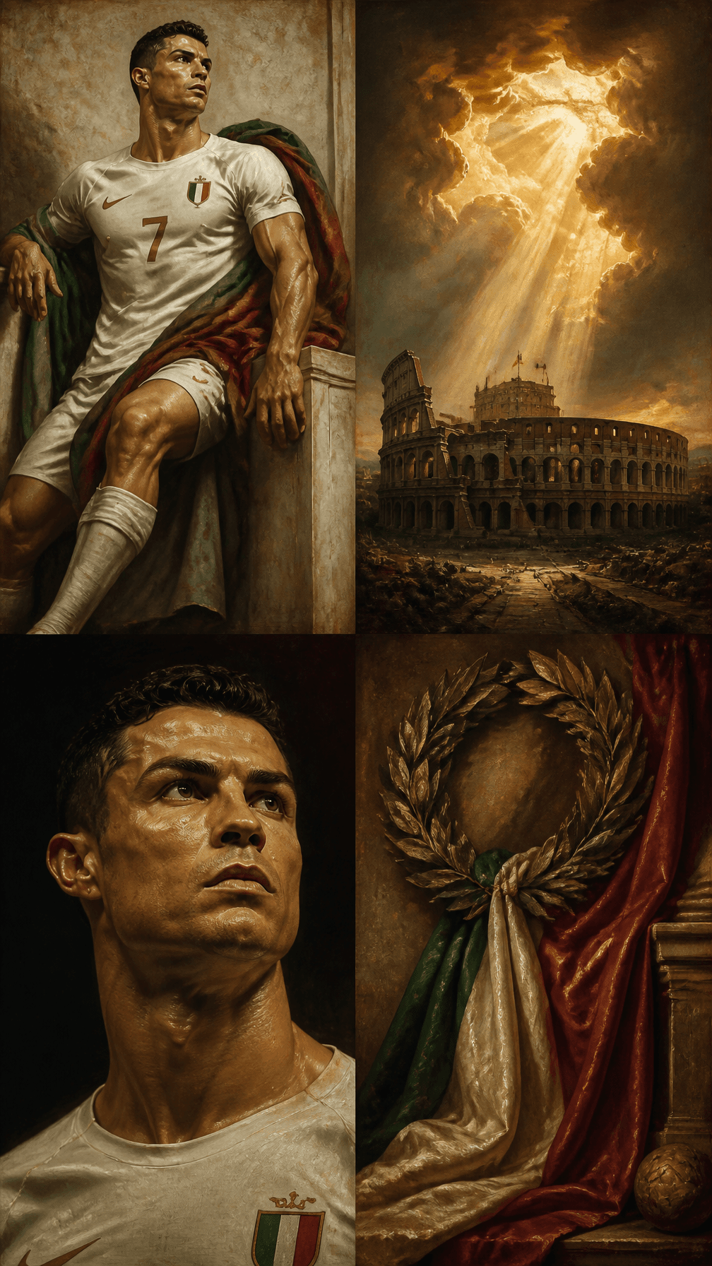 Italy – Renaissance Oil Painting Style
Vertical 9:16 collage