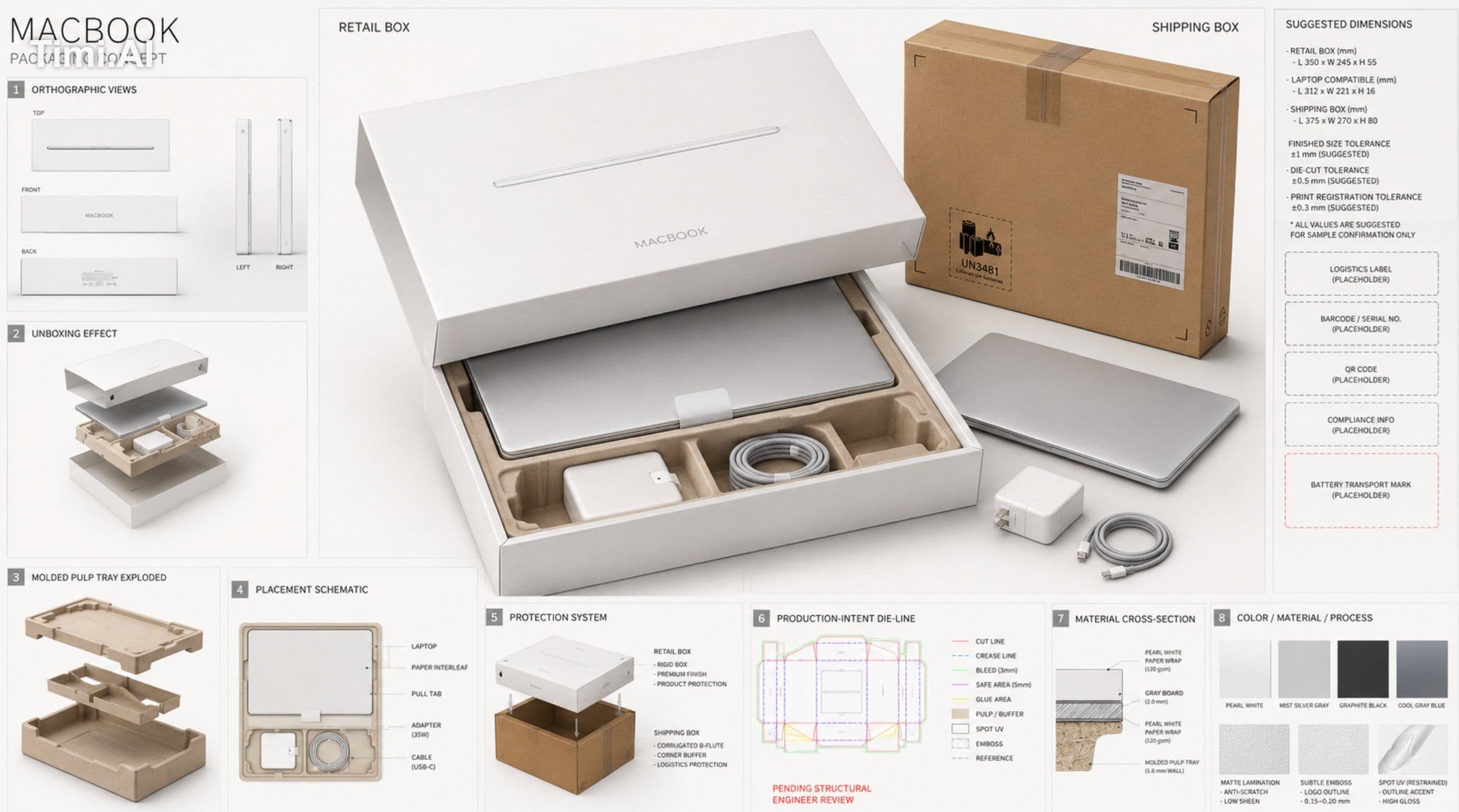 official Apple launch material, counterfeit retail packaging
