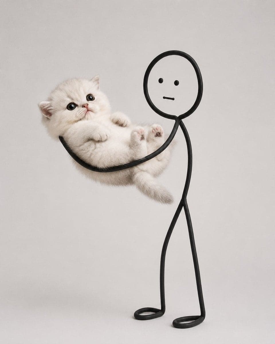 Create a minimalist, ultra-photorealistic studio photograph