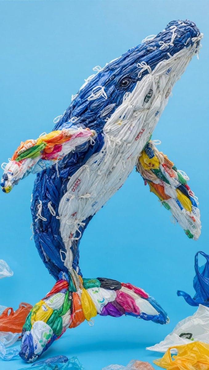 A highly detailed realistic photograph of a creative sculptu