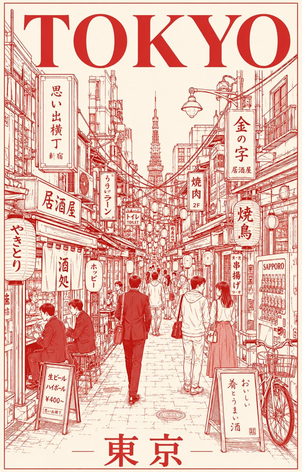 Tokyo Night Alley (Golden Gai / Omoide Yokocho Inspired)
MAI