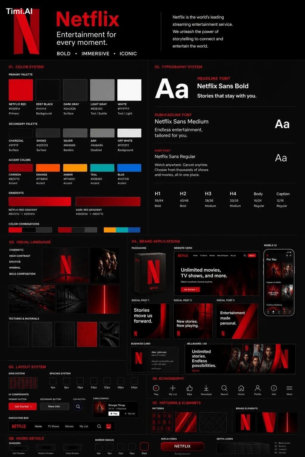This must feel like a real professional brand guideline boar