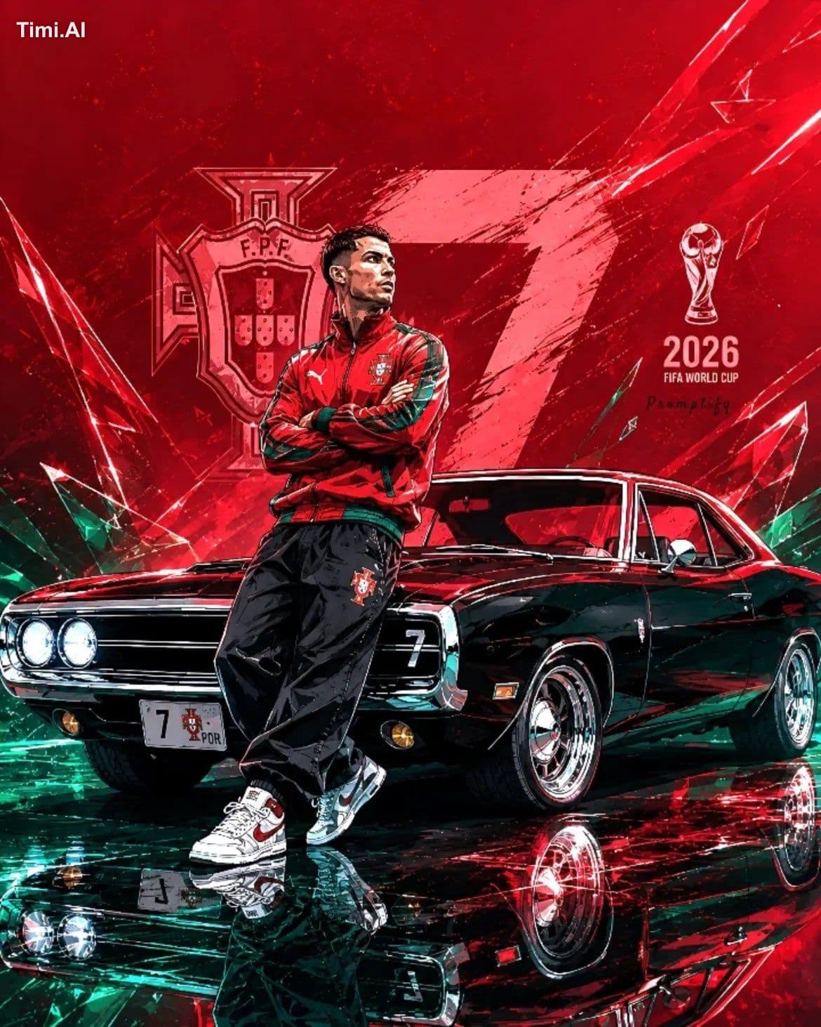 (Photorealistic Style)

Hyper-realistic Cristiano Ronaldo-in