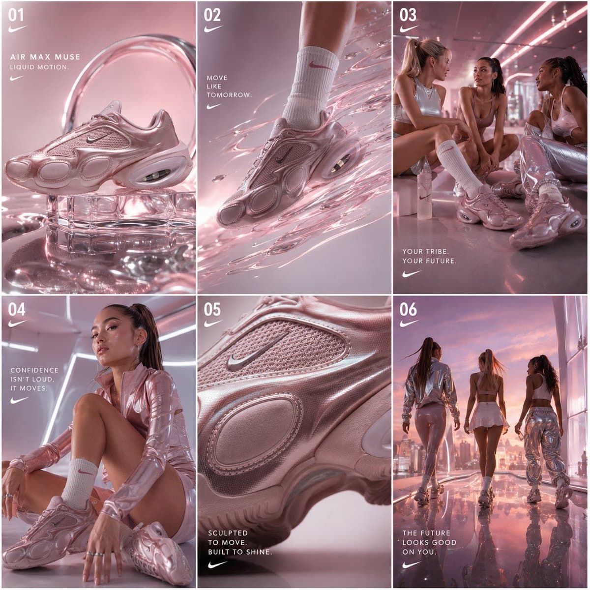 NIKE AIR MAX MUSE “LIQUID CHROME FEMININITY” ULTRA PREMIUM M