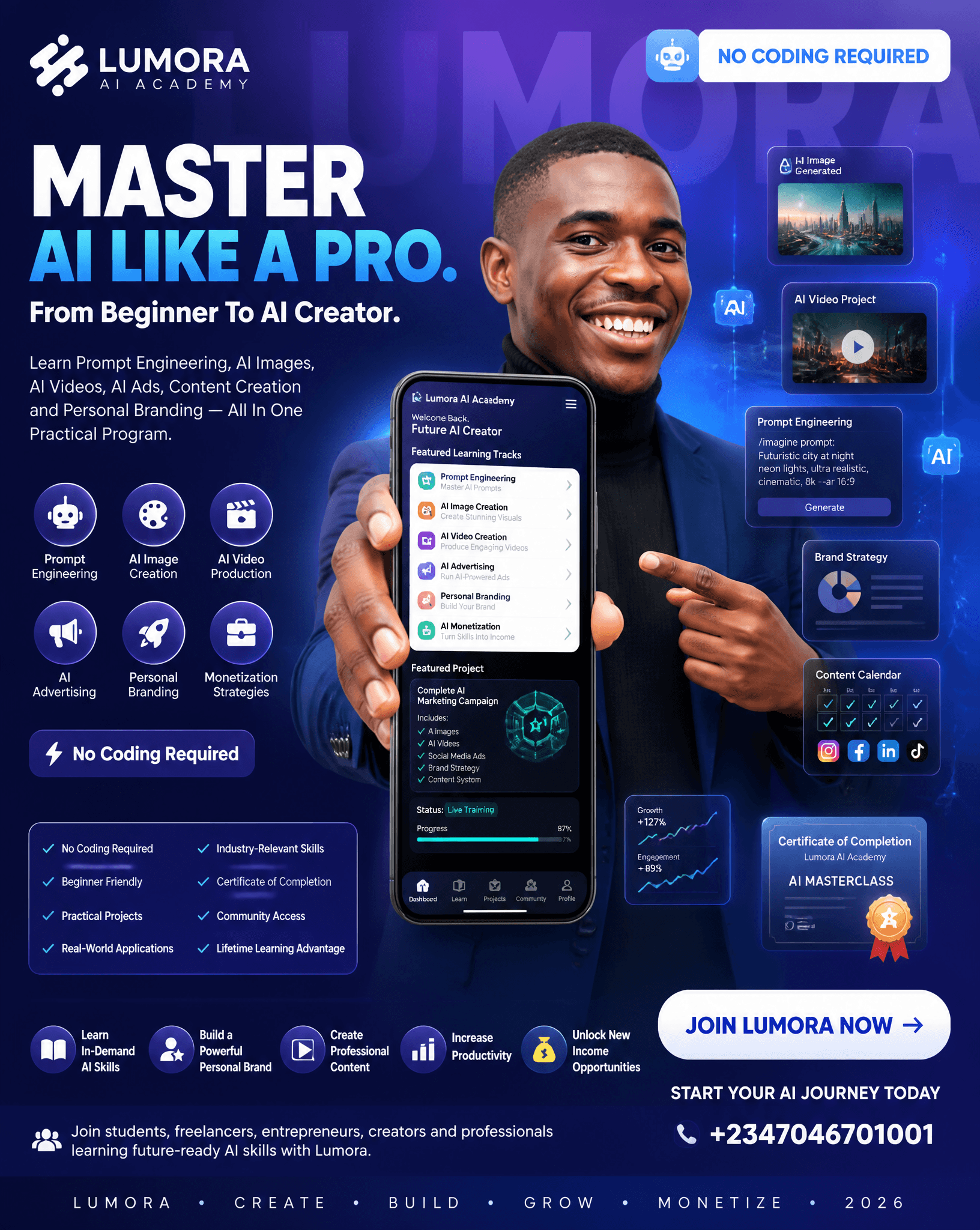 4:5 Vertical Educational Marketing Flyer, Ultra-High Resolut