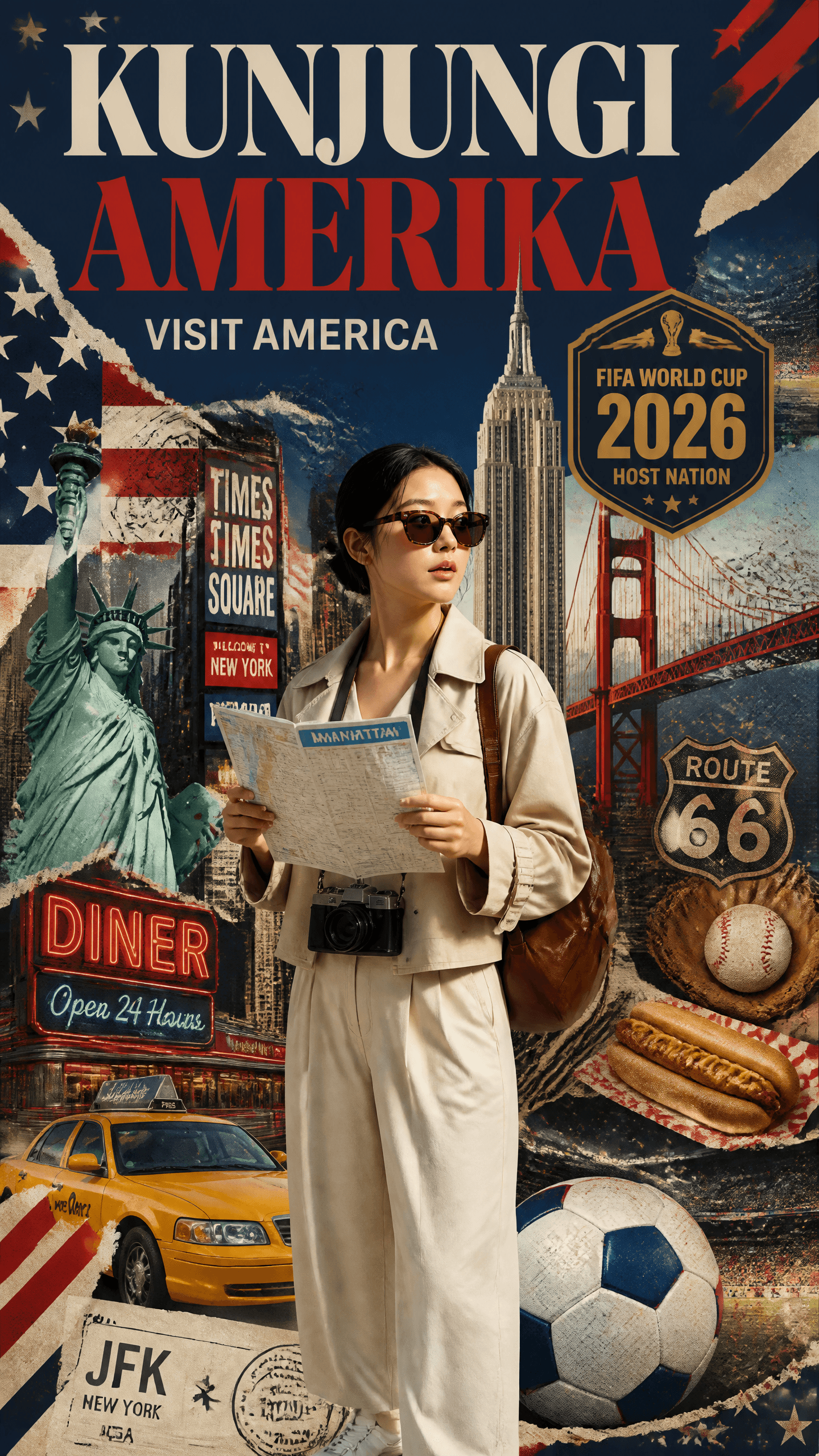 A young Asian woman in her early 20s stands at the heart of