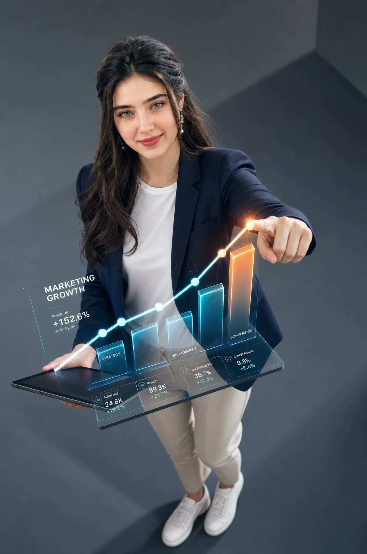 A highly professional commercial graphic design composite sh