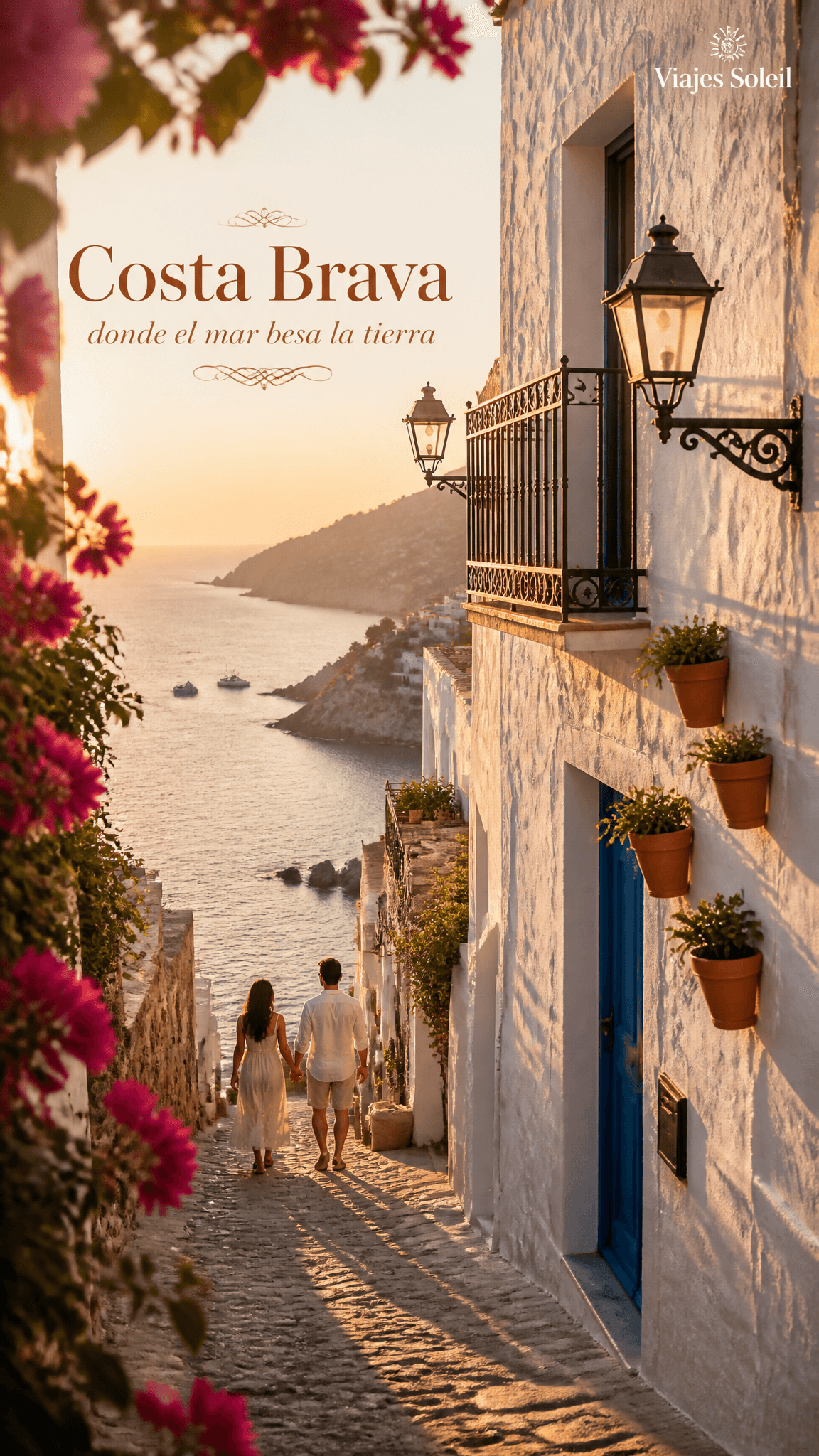 High-end travel editorial photography, vertical composition,