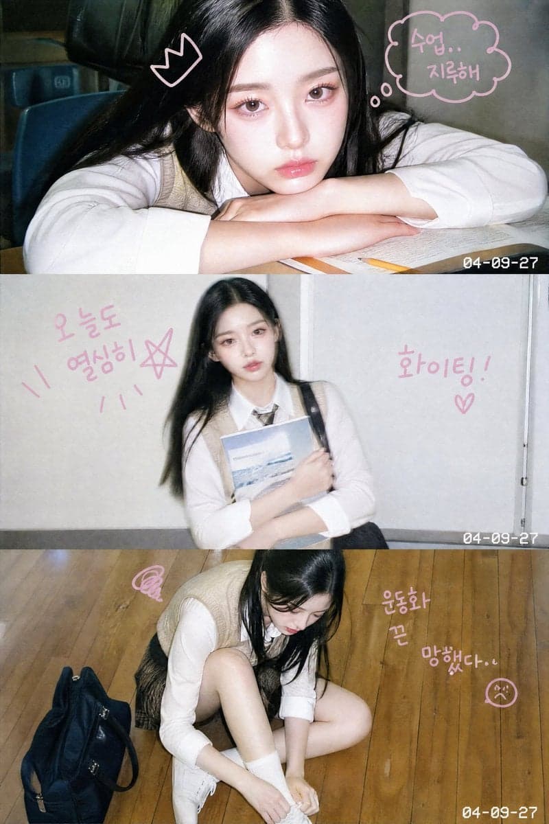 {"layout":"vertical 3-panel college photo strip","subject":"