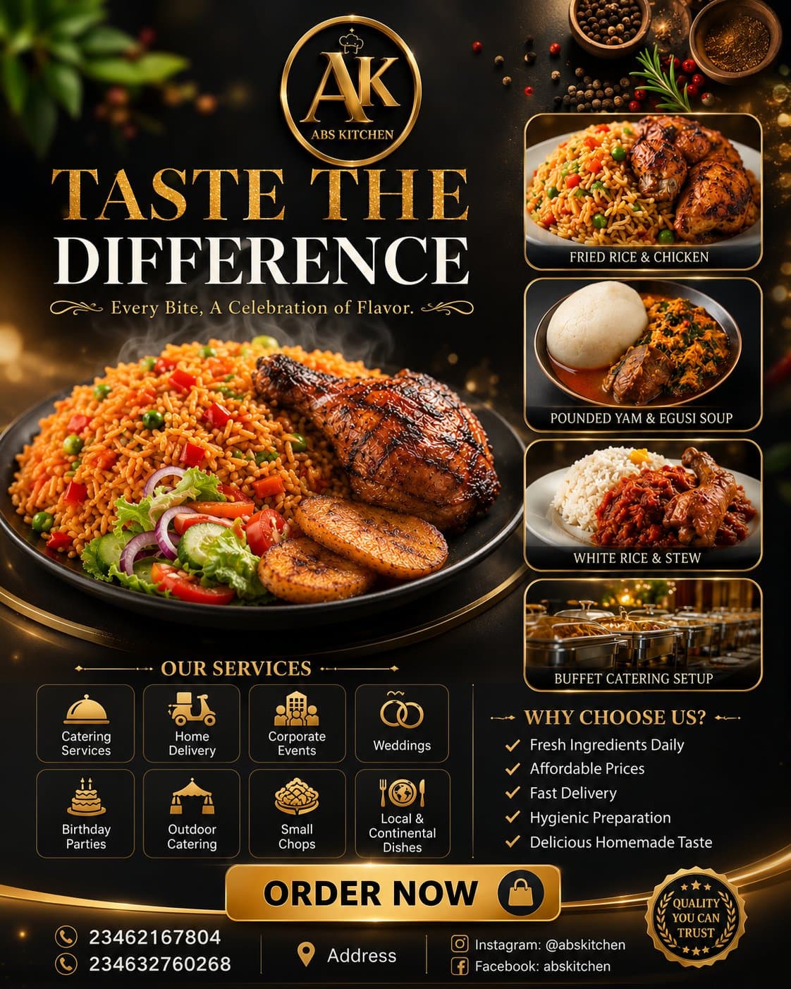 Create image
Design an ultra-premium luxury restaurant prom