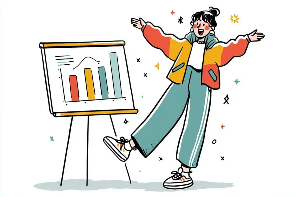 A simple illustration of a [subject] in [outfit], [doing act