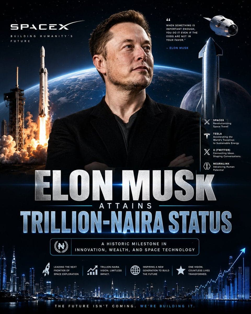 Create a bold, cinematic SpaceX achievement poster featuring