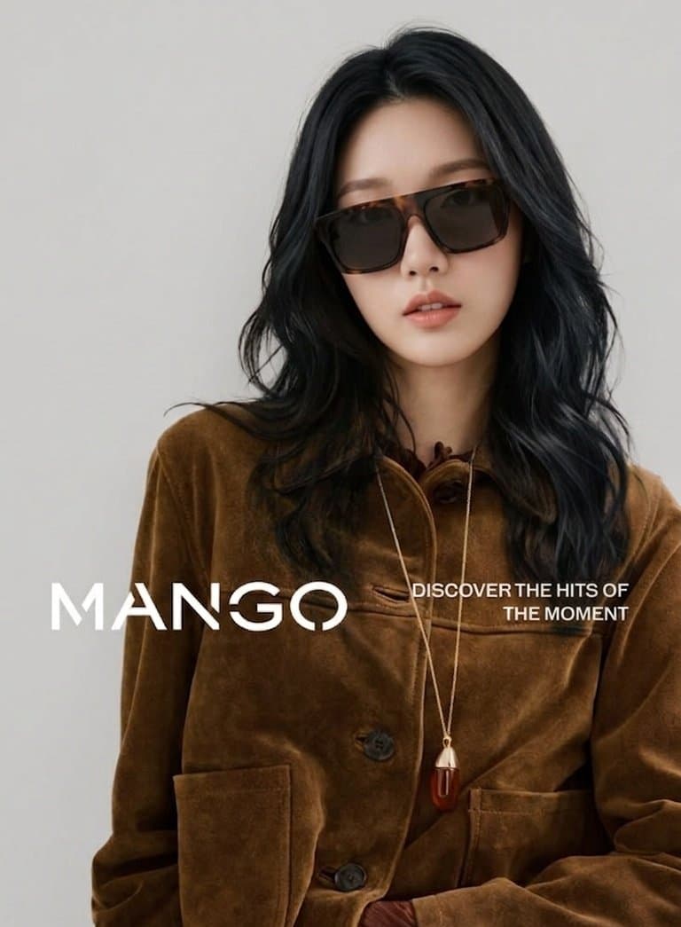 High-end fashion editorial photography, portrait of a young