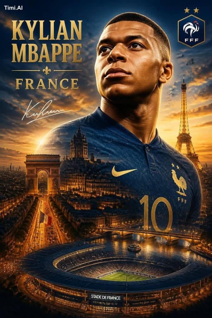 Ultra-detailed cinematic football poster featuring a world-c