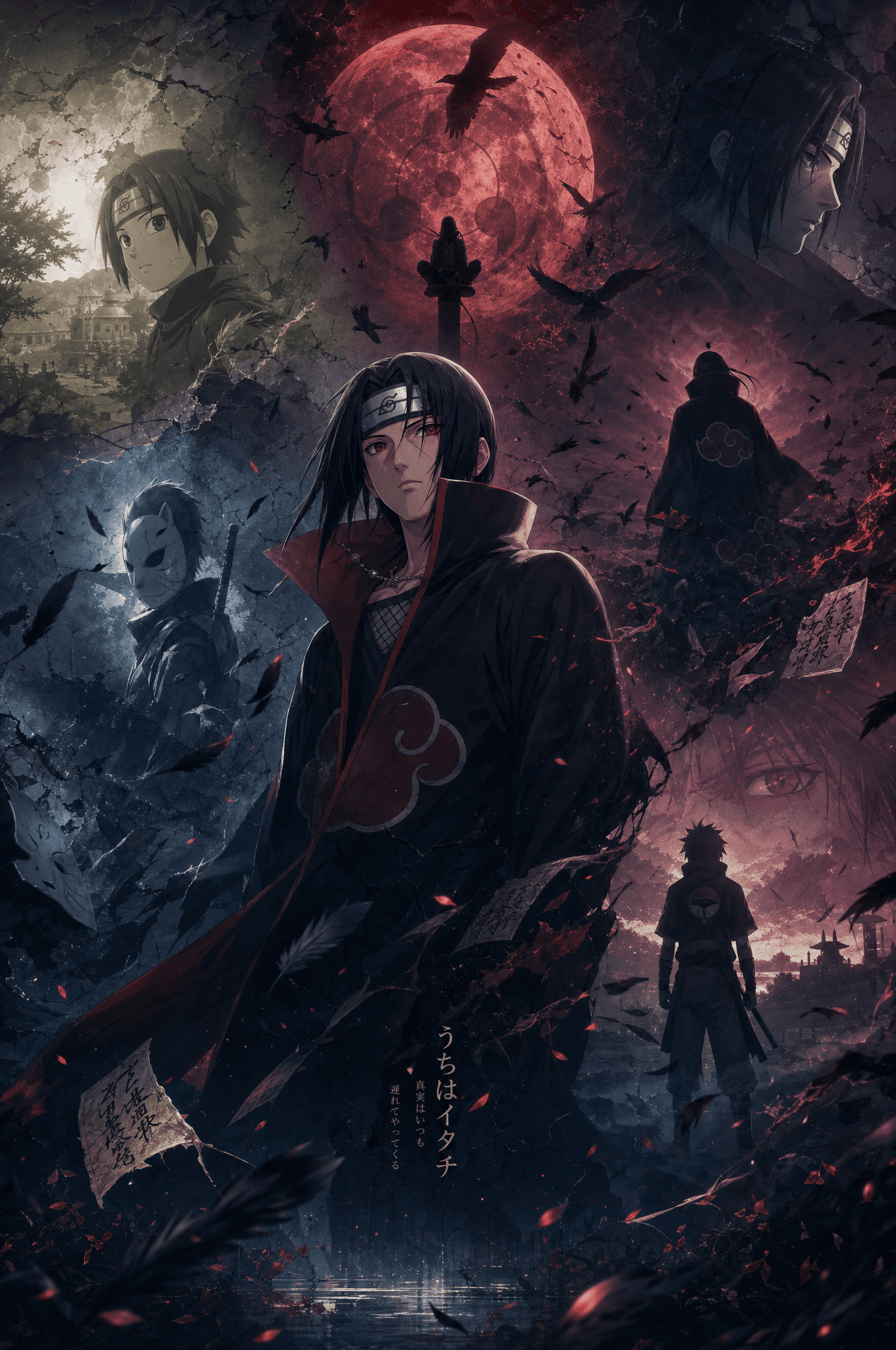 Character: Itachi UchihaDesign a cinematic narrative growth