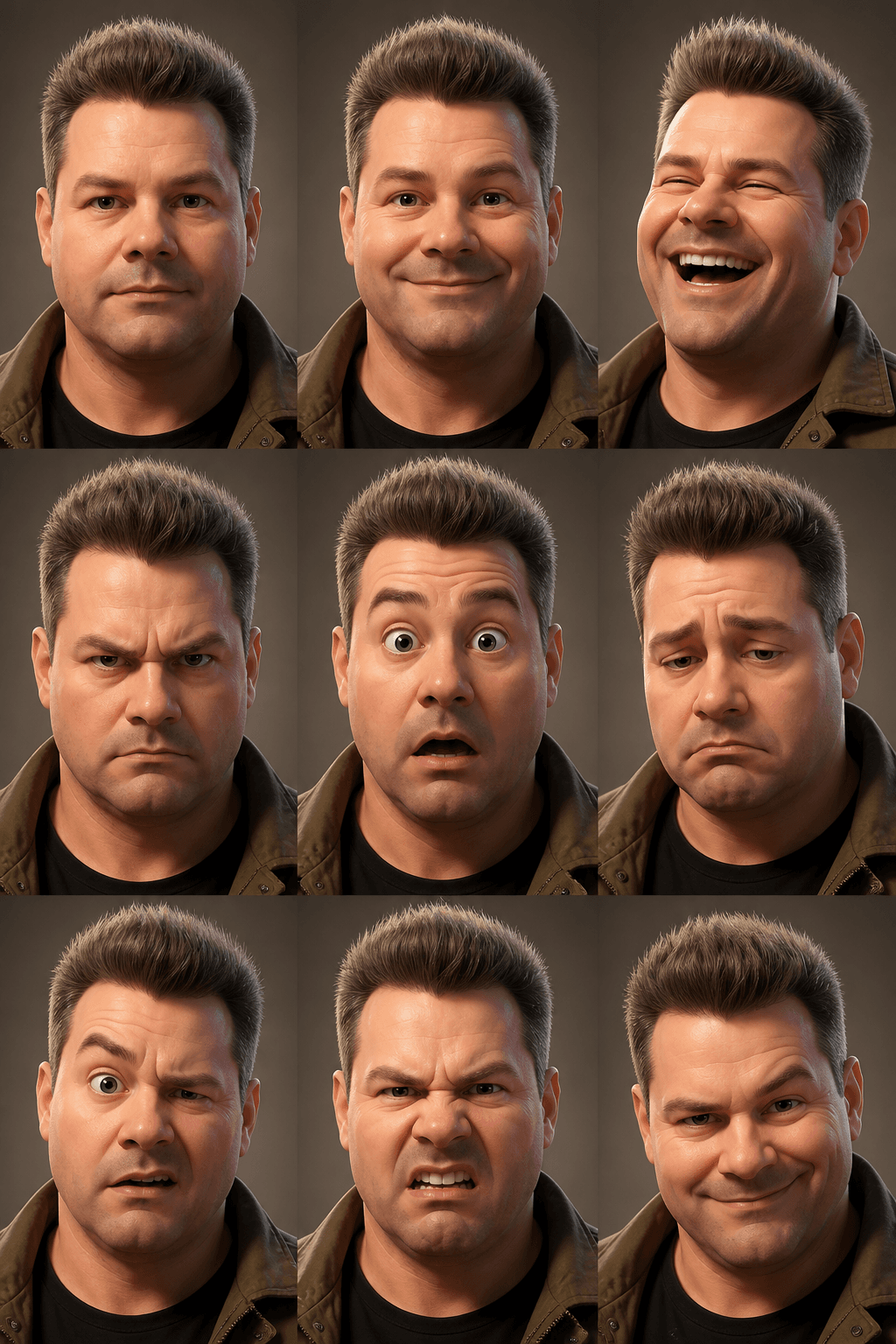 Create a stylized cinematic 3D animated character inspired b