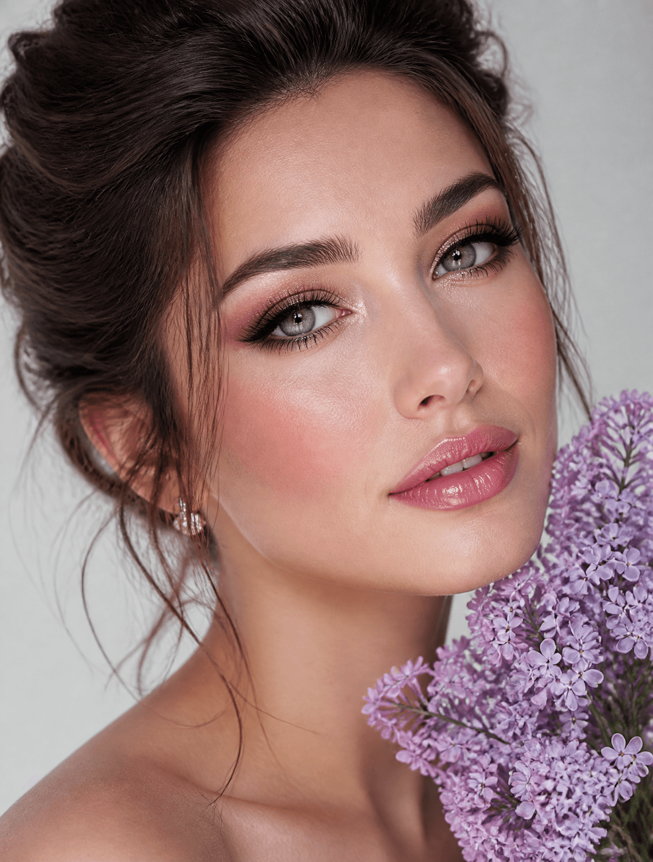 Create a hyper-realistic extreme close-up portrait with a st