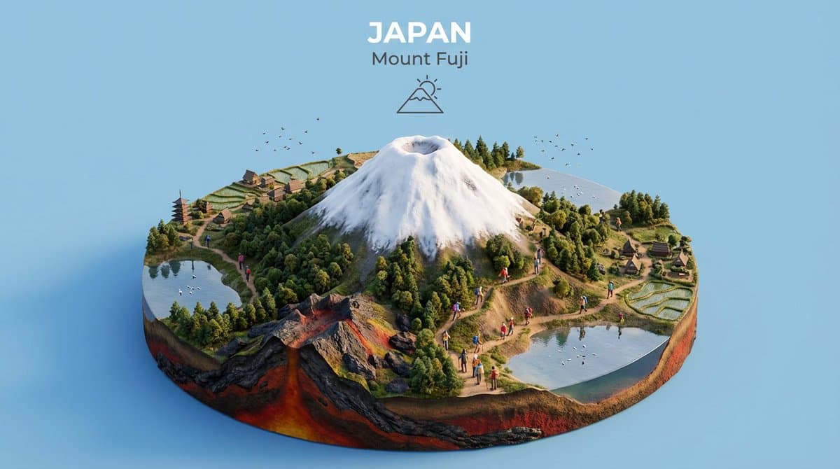 prompt:

Build an isometric miniature 3D diorama of the natu