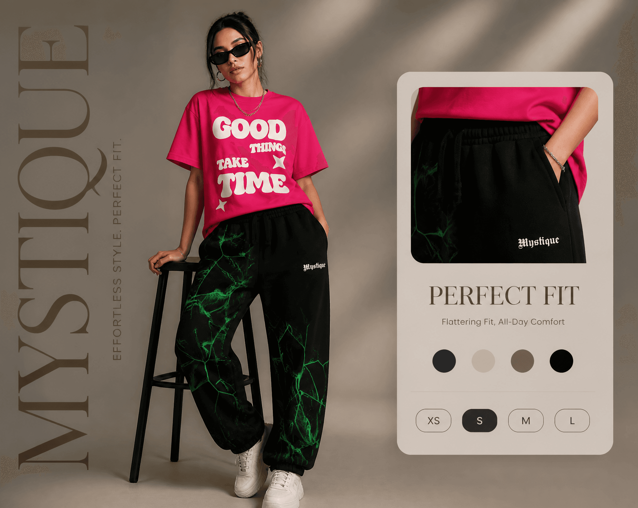Luxury fashion advertisement poster, ultra-premium editorial