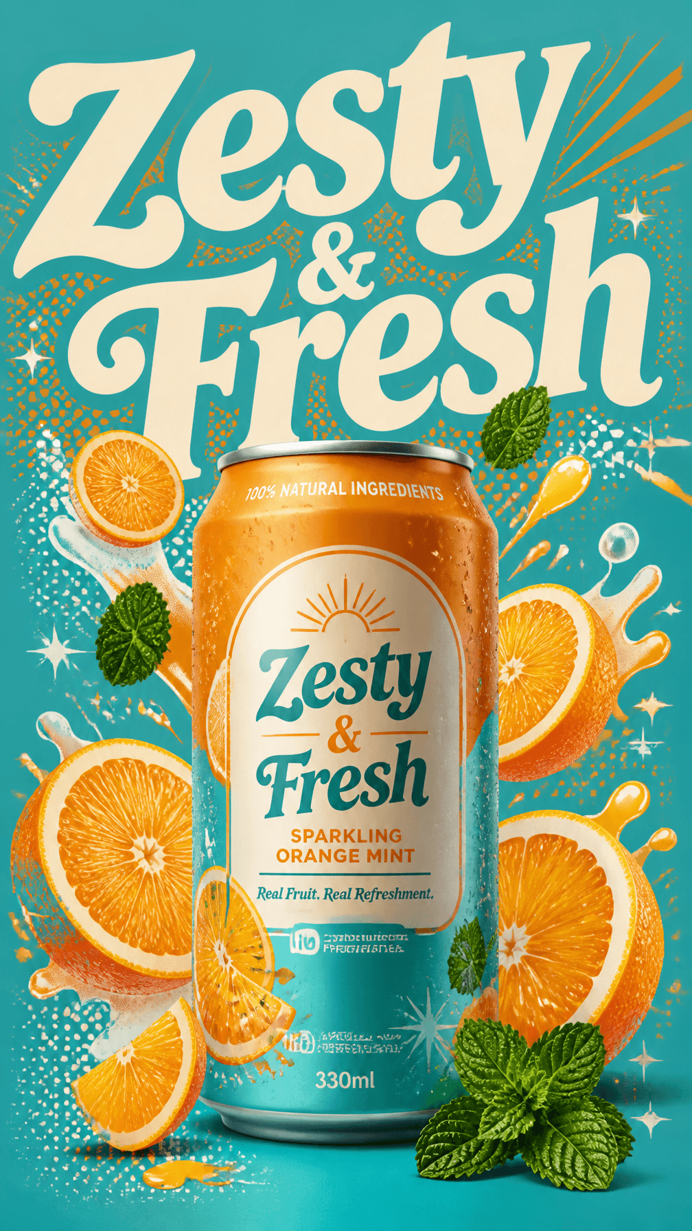 RETRO POP-ART BEVERAGE COLLAGE SYSTEM

A premium commercial 
