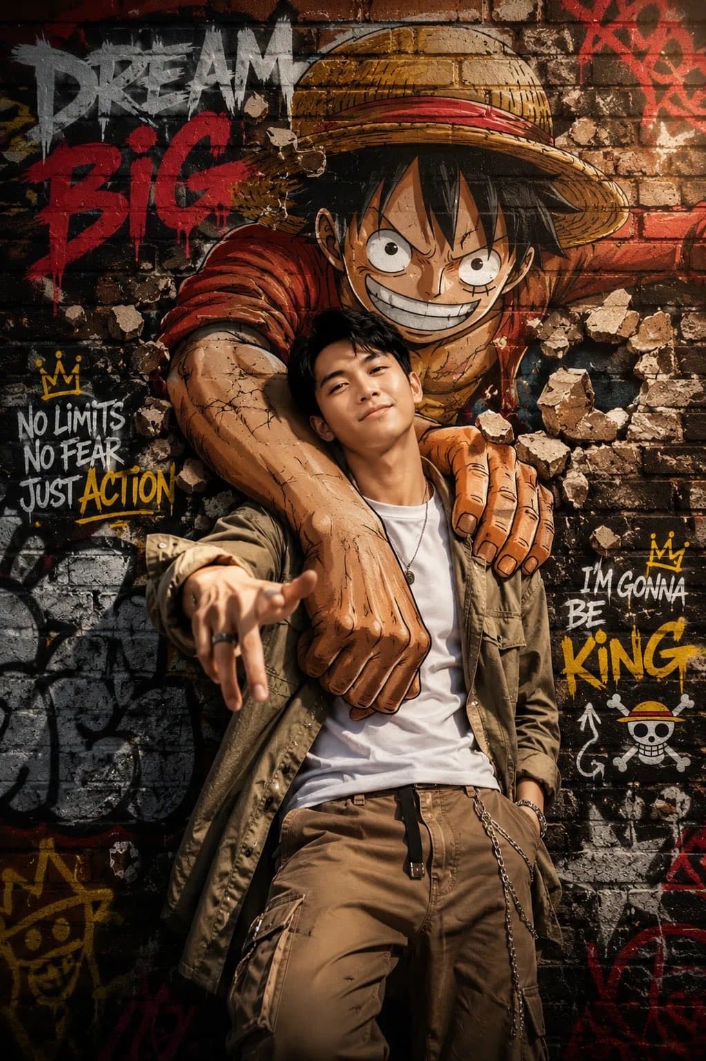 A portrait-oriented cinematic poster in the Graffiti Come to