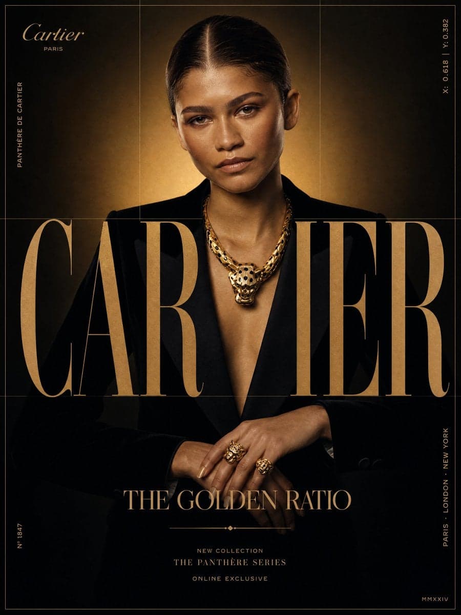 Cartier × Zendaya — "THE GOLDEN RATIO"
FORMAT: Ultra-Premiu