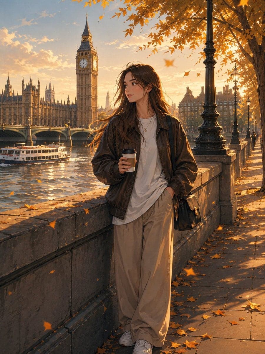 Create a cinematic anime illustration of a beautiful young w