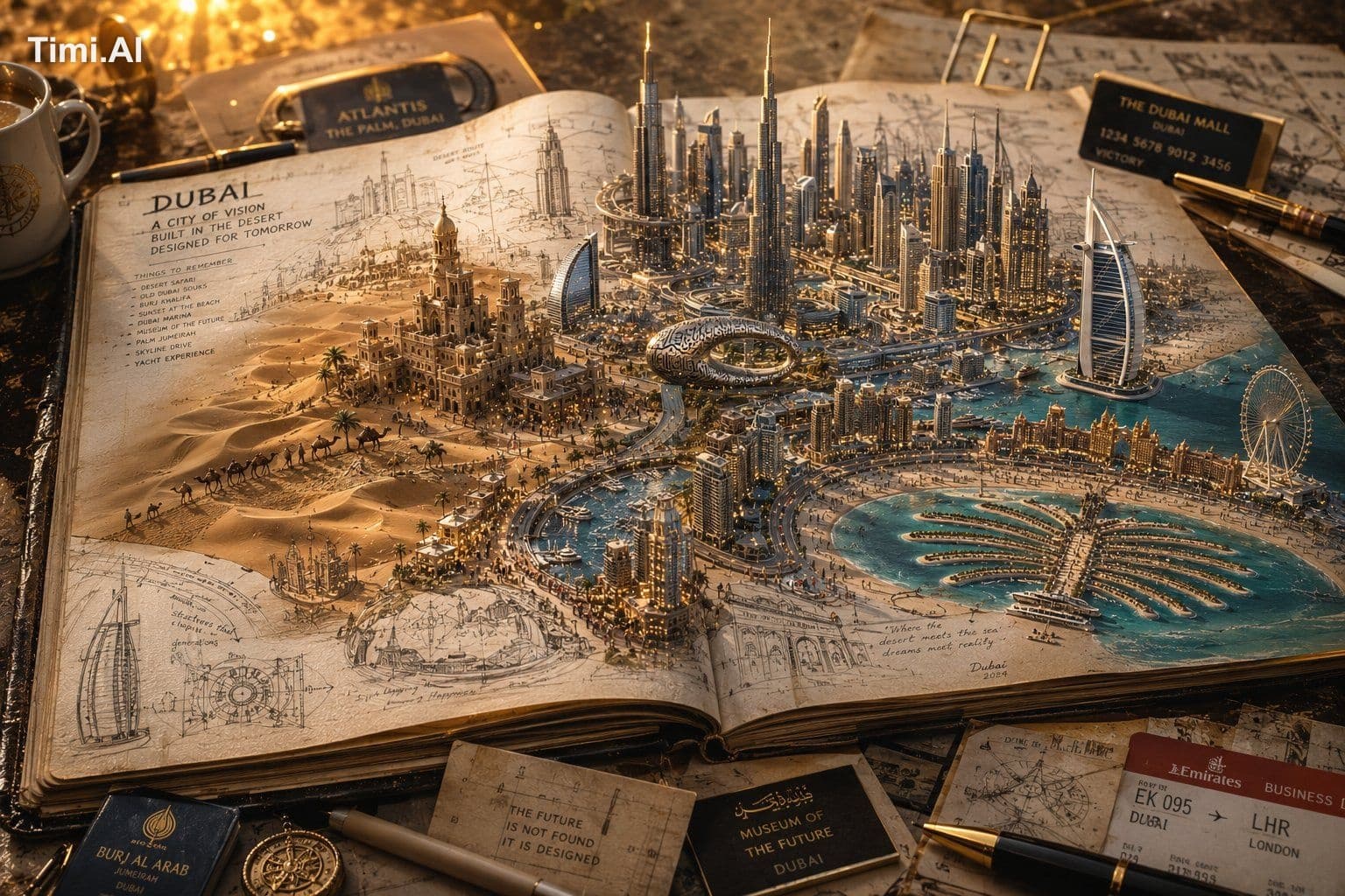 Create a hyper-realistic premium travel-art campaign titled: