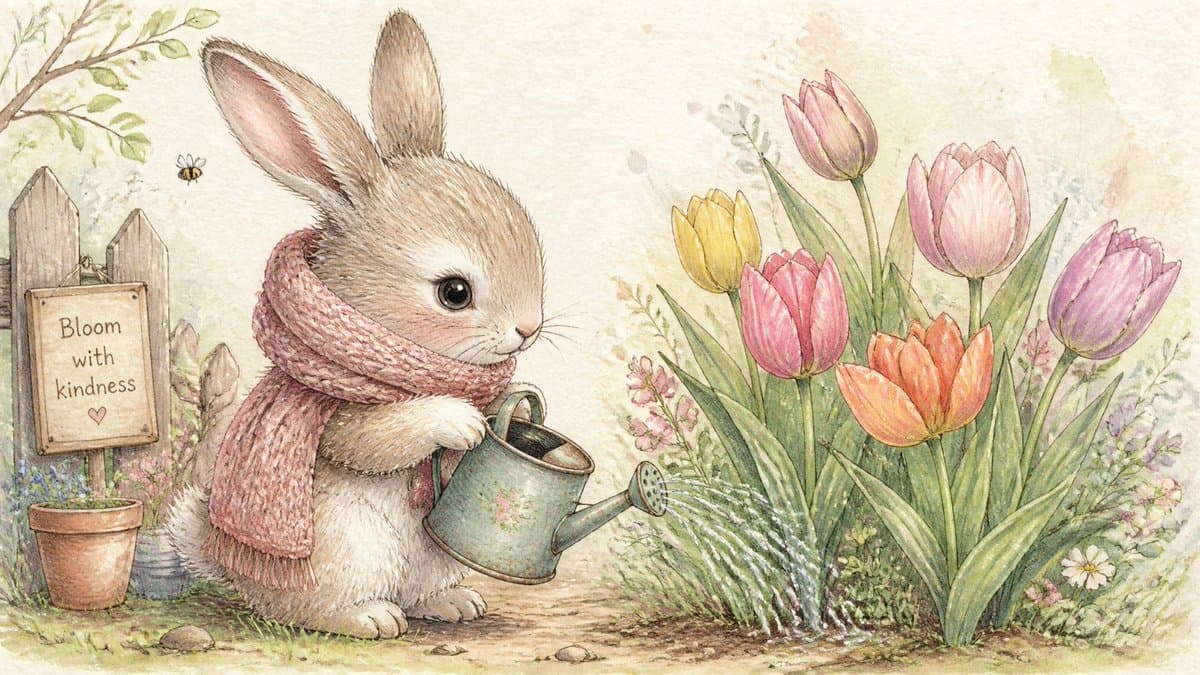 Cute hand-drawn illustration of [Subject], soft pencil outli