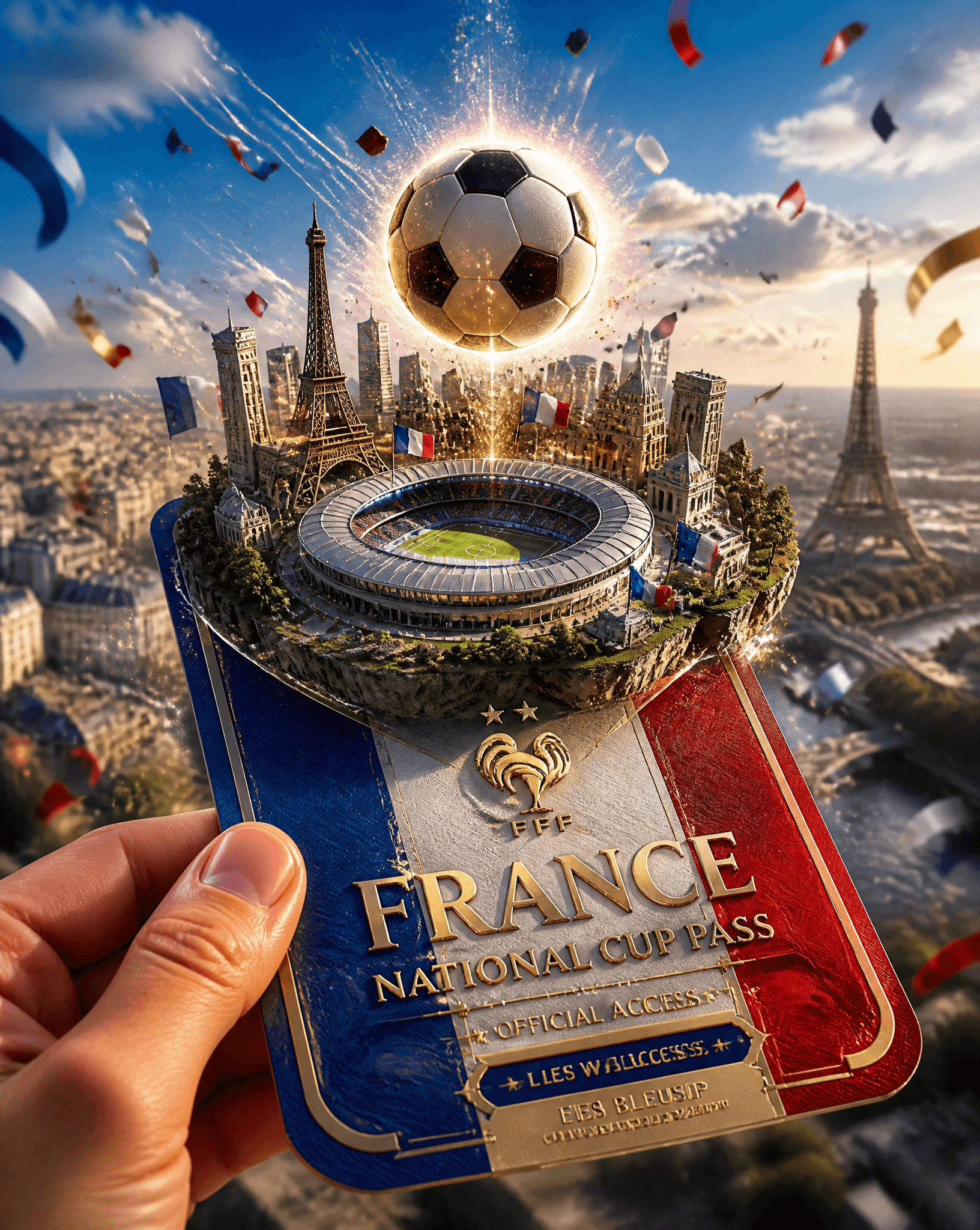 Create an ultra-detailed, cinematic 3D promotional travel-an