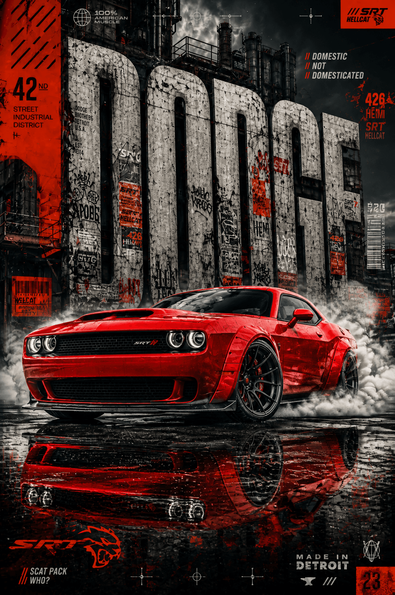 MASTERPIECE AUTOMOTIVE POSTER featuring a [CAR MODEL] finish