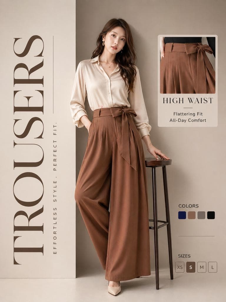 Luxury fashion advertisement poster, ultra-premium editorial