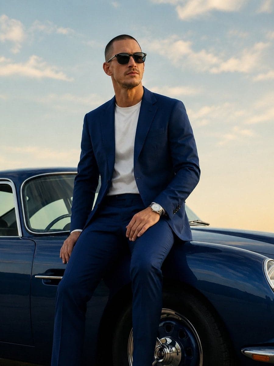 A breathtaking ultra-realistic luxury editorial portrait of 