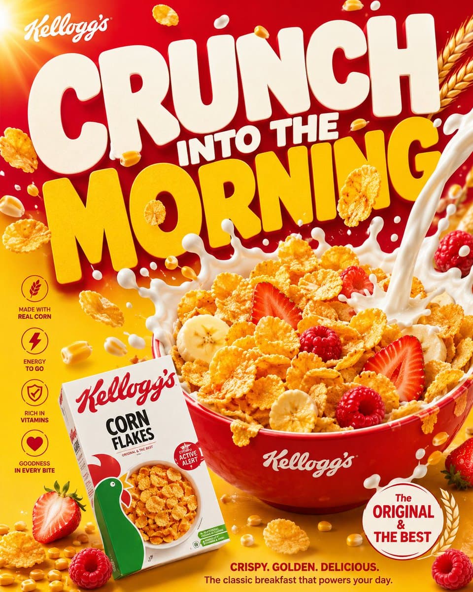 **GOLDEN MORN VIRAL FMCG POSTER CAMPAIGN SYSTEM** **“START G