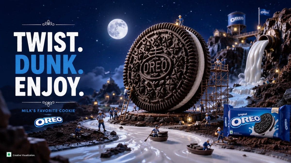 Create a premium advertising poster for [Brand] featuring [P