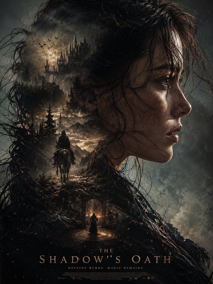 This ultra-cinematic dark fantasy poster is automatically ge