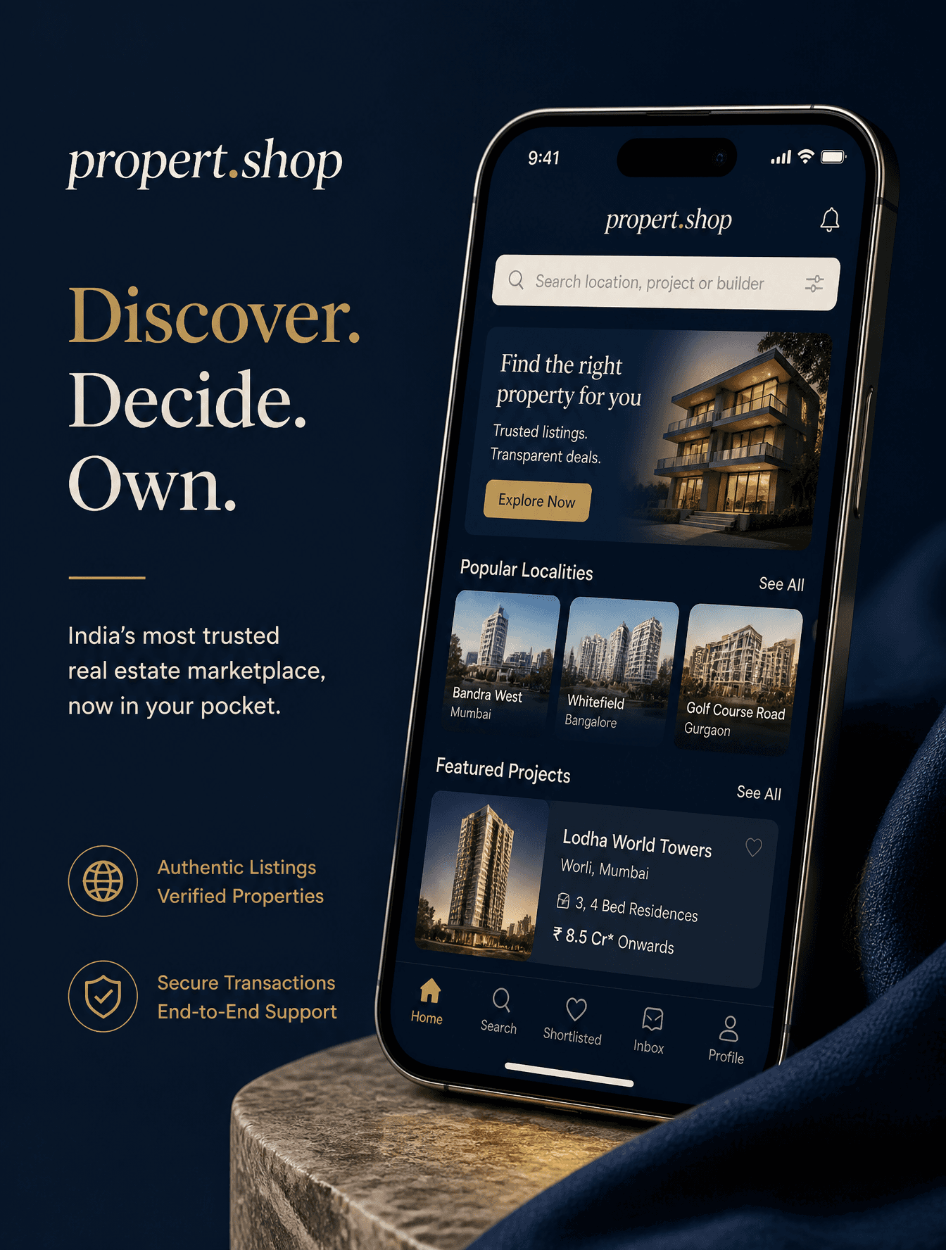 REFERENCE / BRAND TRUTH: Use propert.shop's brand identity a