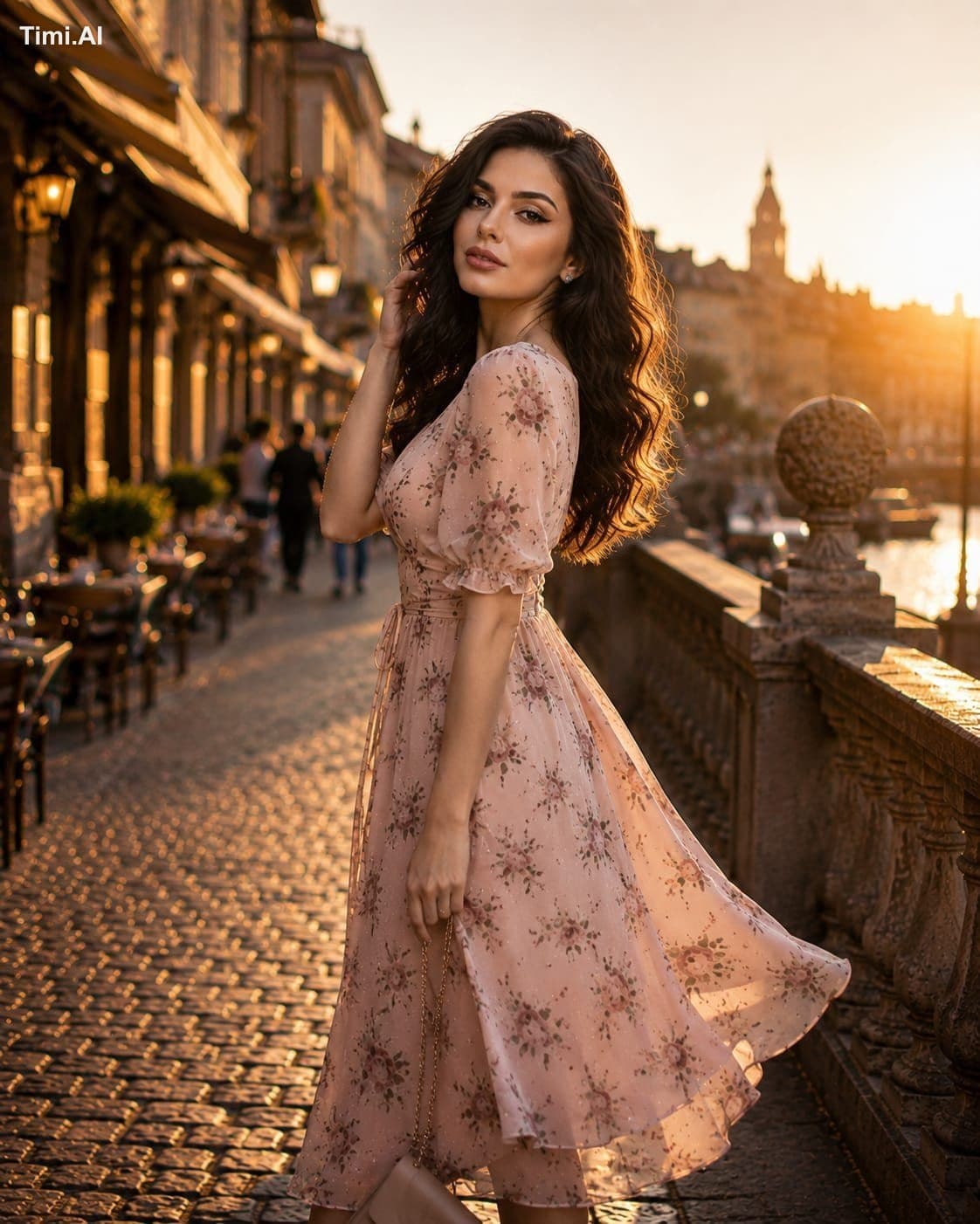 Ultra-photorealistic cinematic fashion portrait of a young w