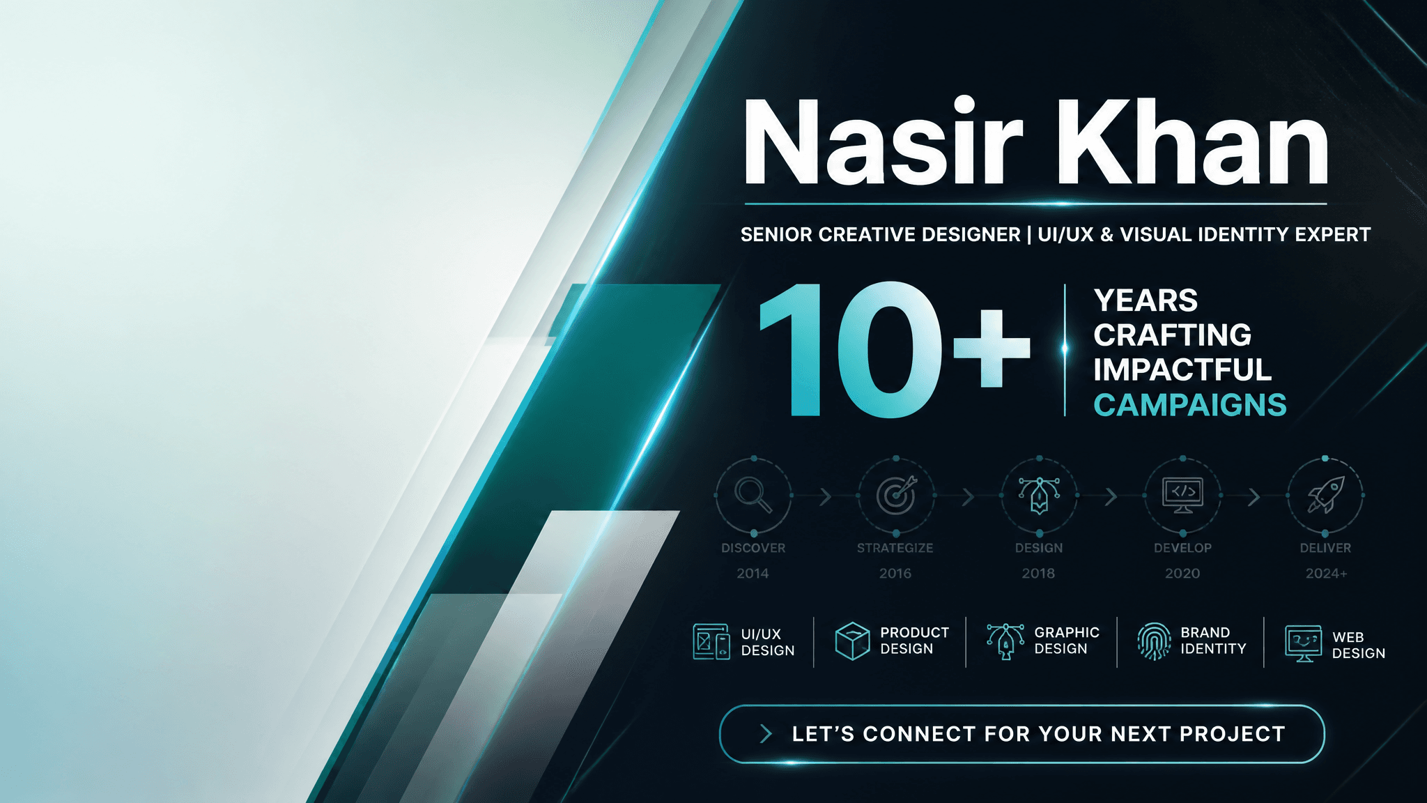 A professional, modern, and creative LinkedIn banner designe