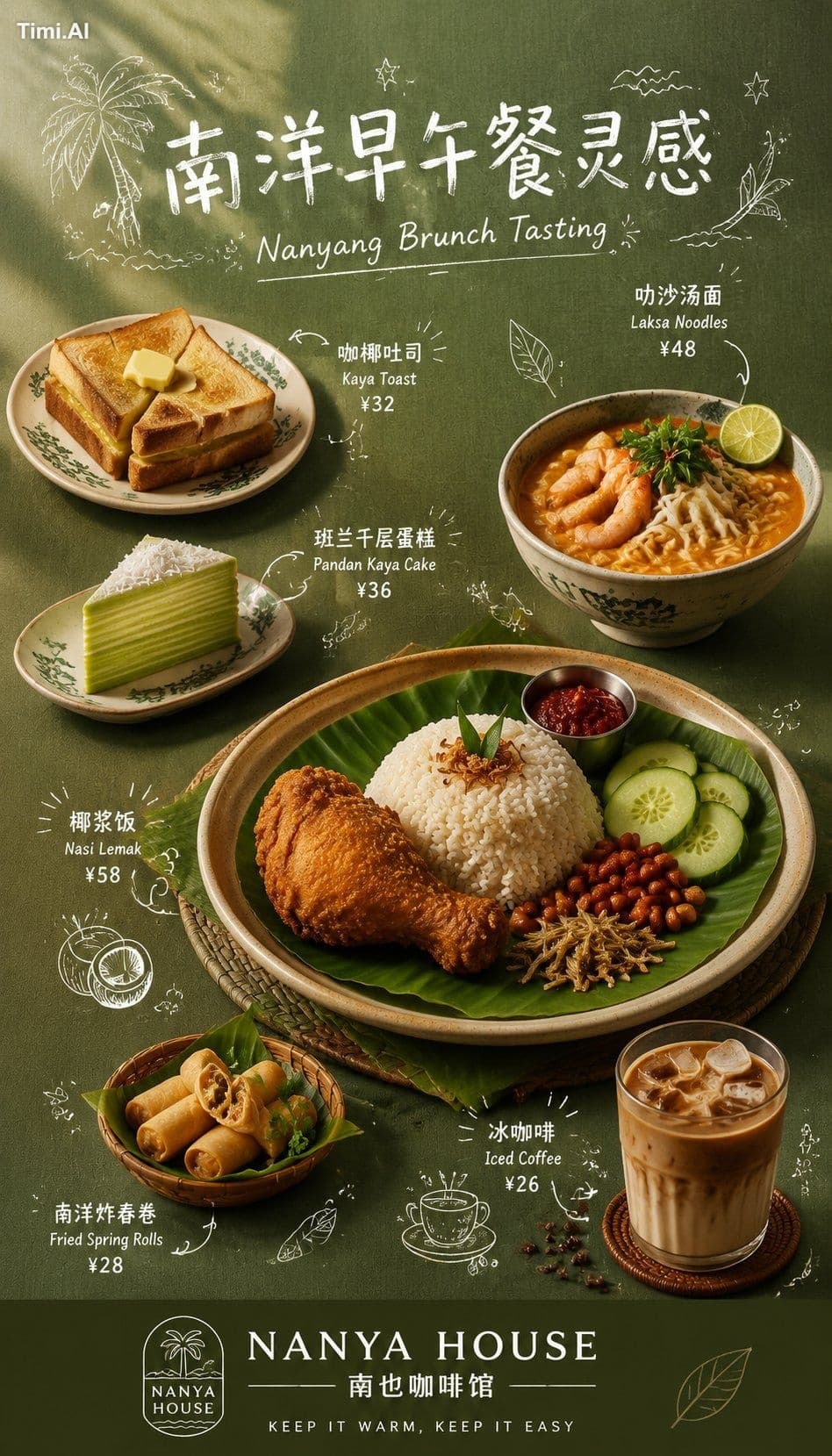 【主题名称】:
【品牌名】:
【主标题】:
【英文副标题】:
【主色调】:
【背景材质】:
【主菜】:
【辅助菜品】: