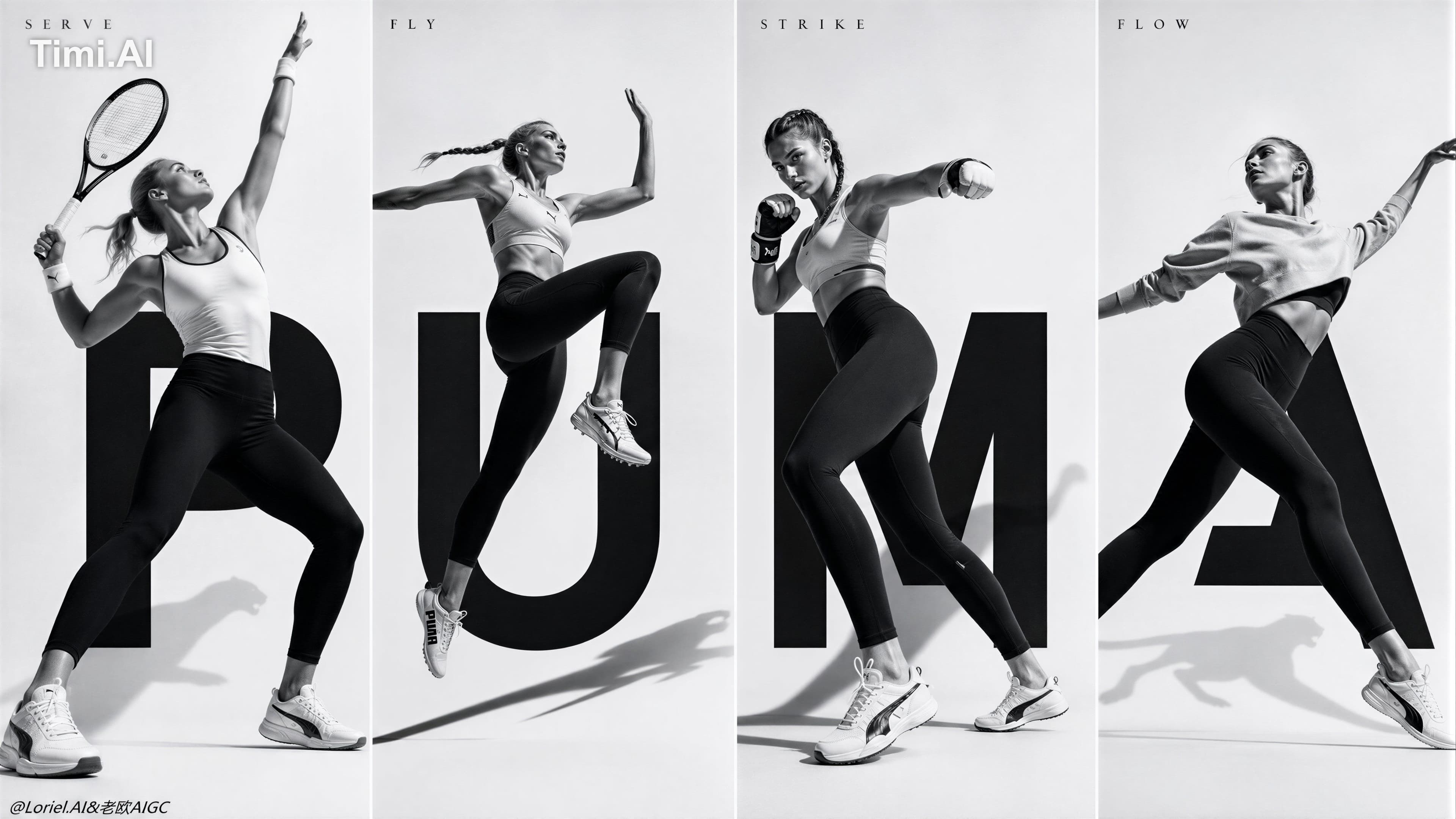 3D letters, sculptural letters, floating product shots, isol