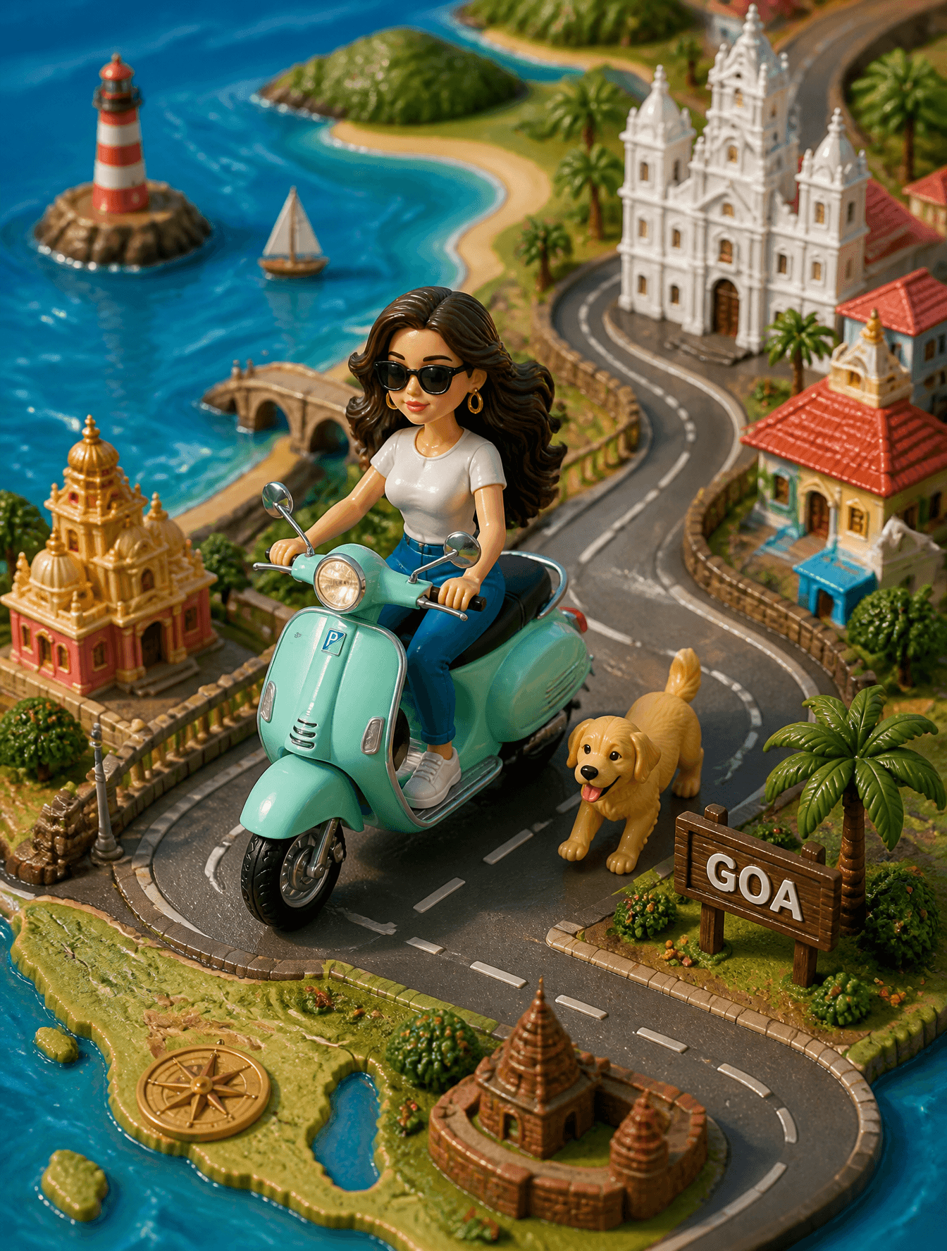 Transform the uploaded image into a premium toy-style render