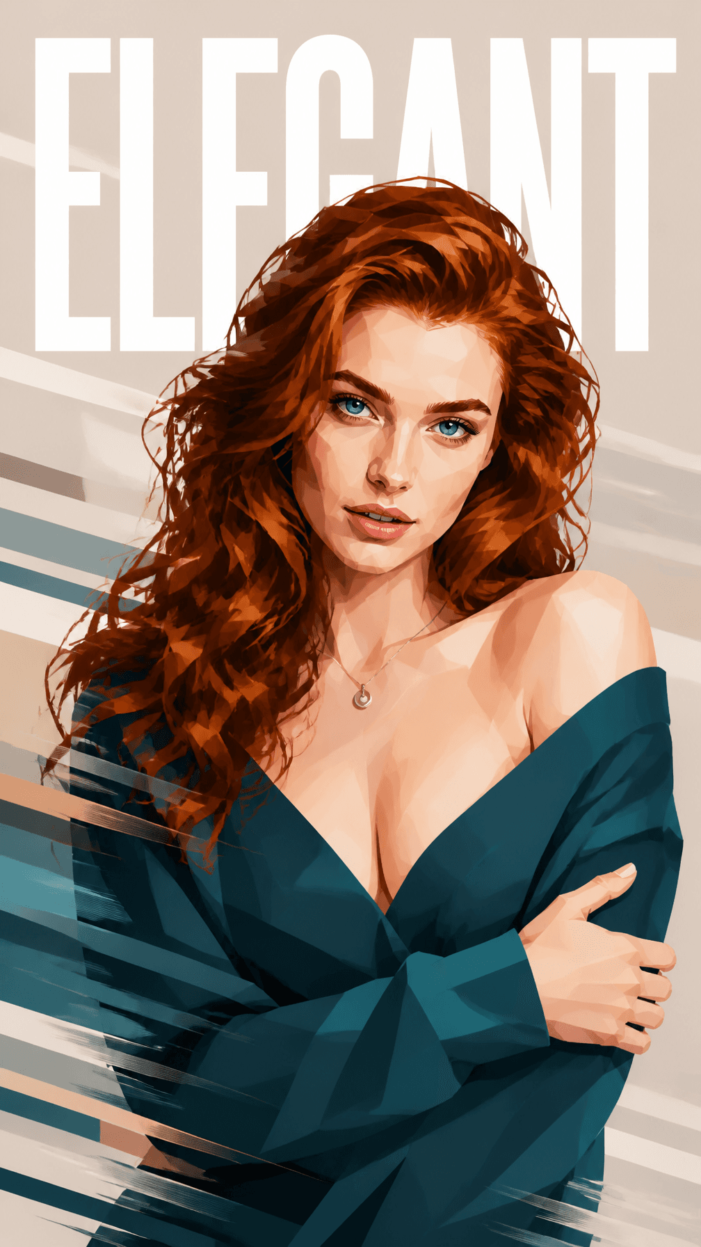 Create a poster image featuring a young adult aged 18–29 wit