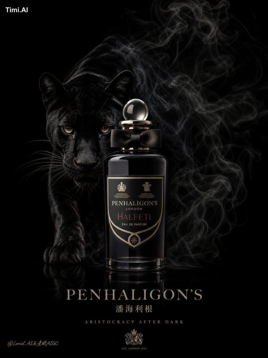 Create an ultra-premium nocturnal aristocratic fragrance cam