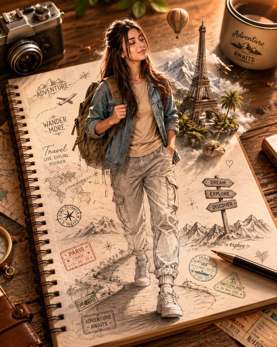 Create a stunning ultra-realistic 3D illusion artwork using