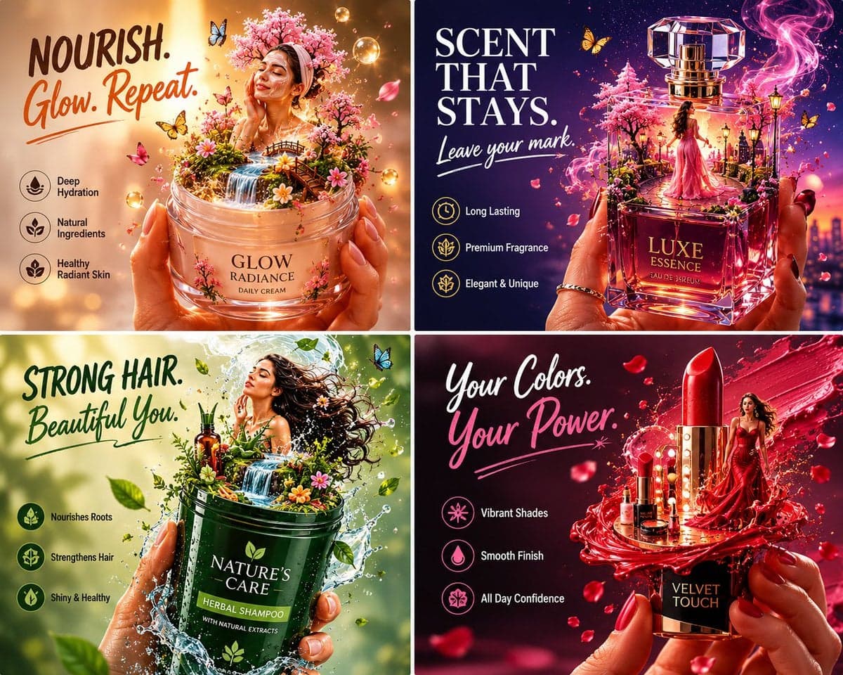 Create an ultra-detailed luxury commercial advertising poste