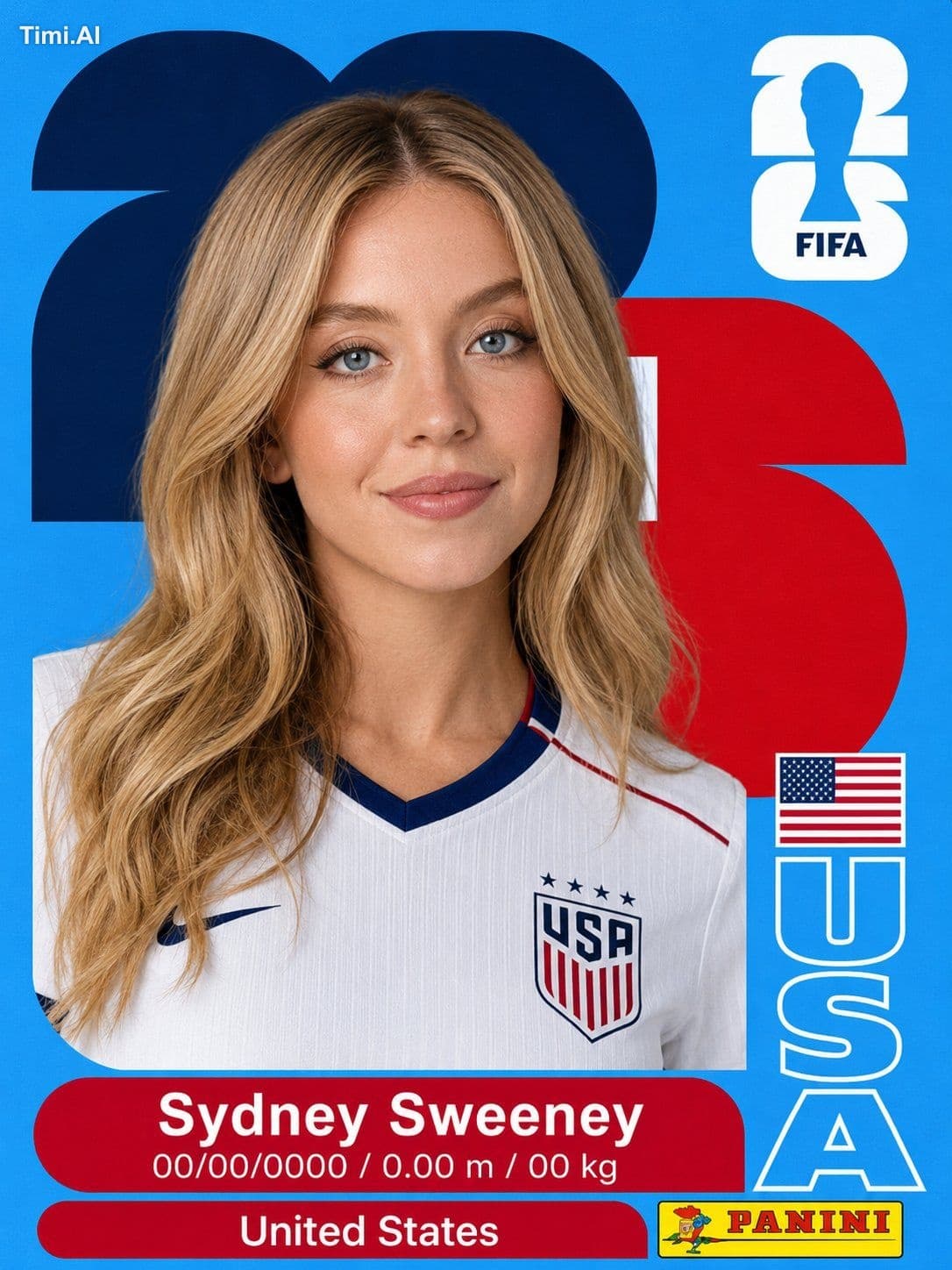 A premium FIFA World Cup 2026 Panini-style collectible tradi