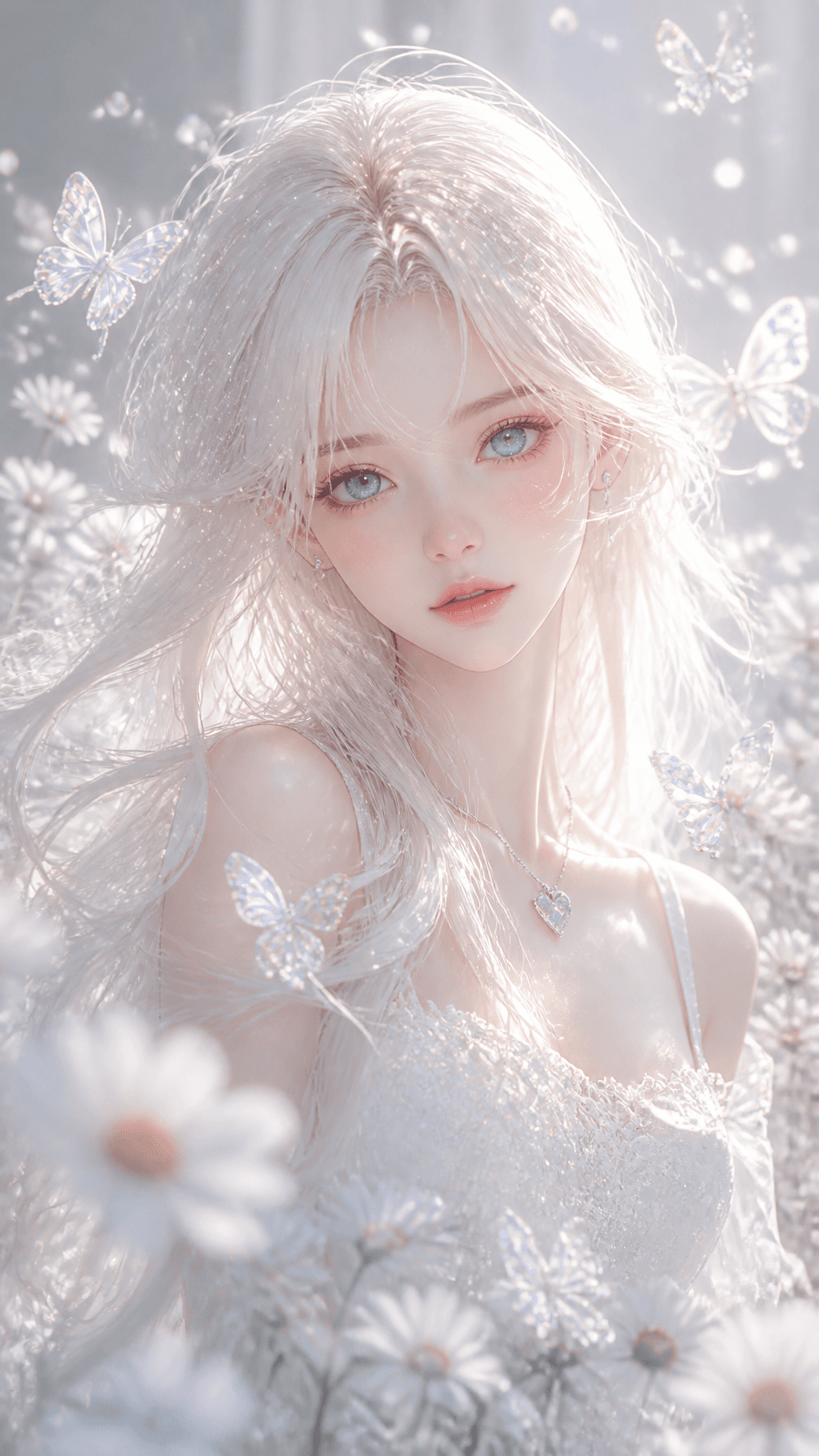 vertical mobile wallpaper, 8K ultra HD delicate realistic an