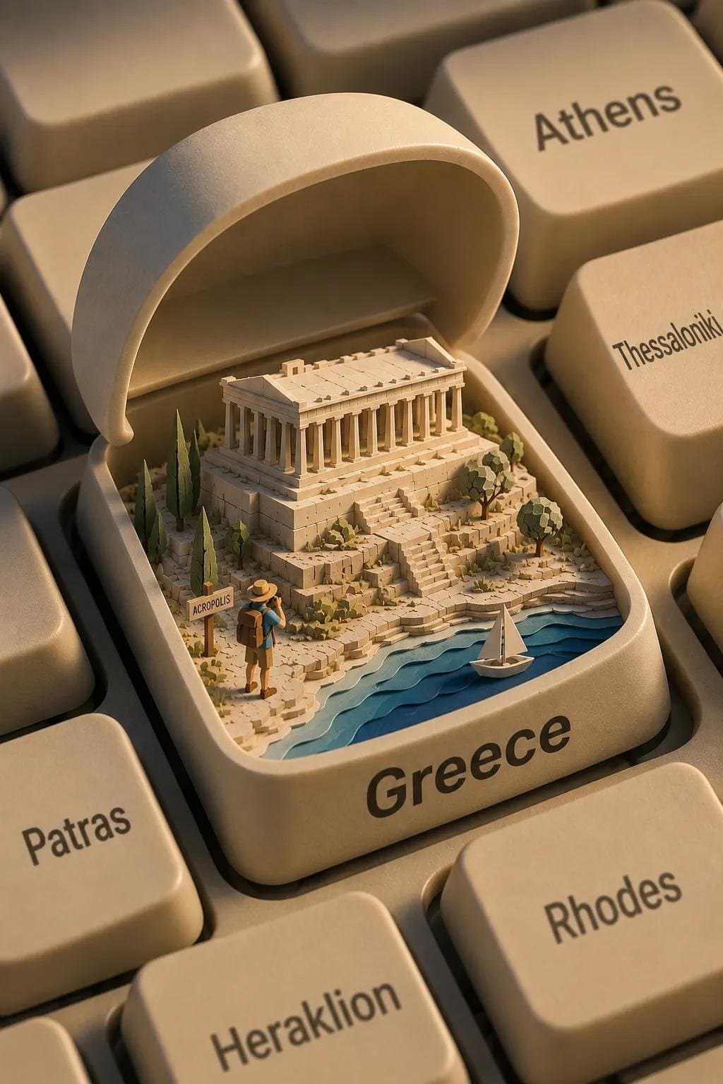 [LOCATION]:
Create a macro photograph of a mechanical keyboa